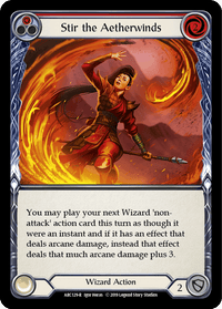 Stir the Aetherwinds (Red) [ARC129-R] (Arcane Rising) 1st Edition Normal - POKÉ JEUX