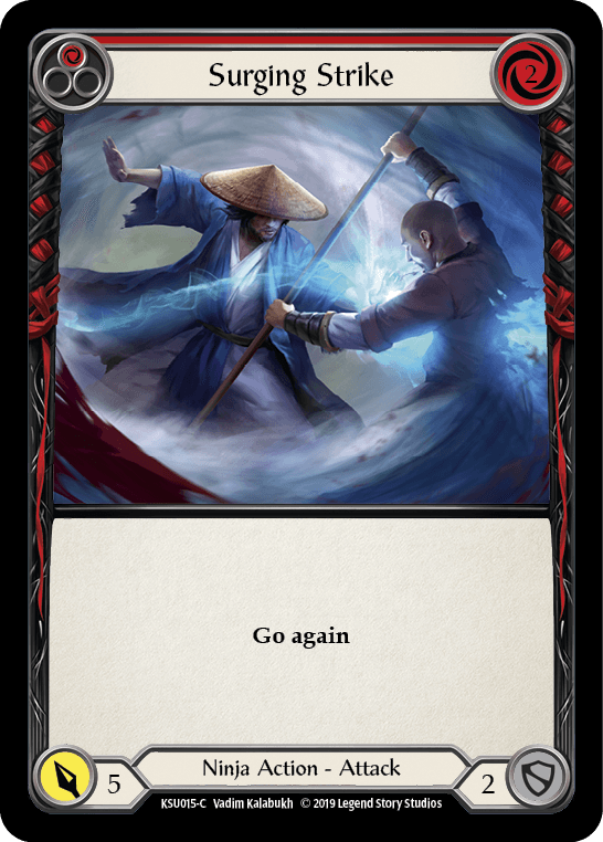 Surging Strike (Red) [KSU015-C] (Katsu Hero Deck) 1st Edition Normal - POKÉ JEUX