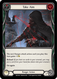 Take Aim (Red) [ARC054-R] (Arcane Rising) 1st Edition Rainbow Foil - POKÉ JEUX
