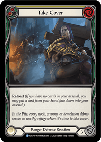 Take Cover (Yellow) [U-ARC049] (Arcane Rising Unlimited) Unlimited Rainbow Foil - POKÉ JEUX