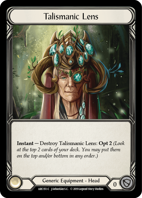 Talismanic Lens [ARC151-C] (Arcane Rising) 1st Edition Normal - POKÉ JEUX