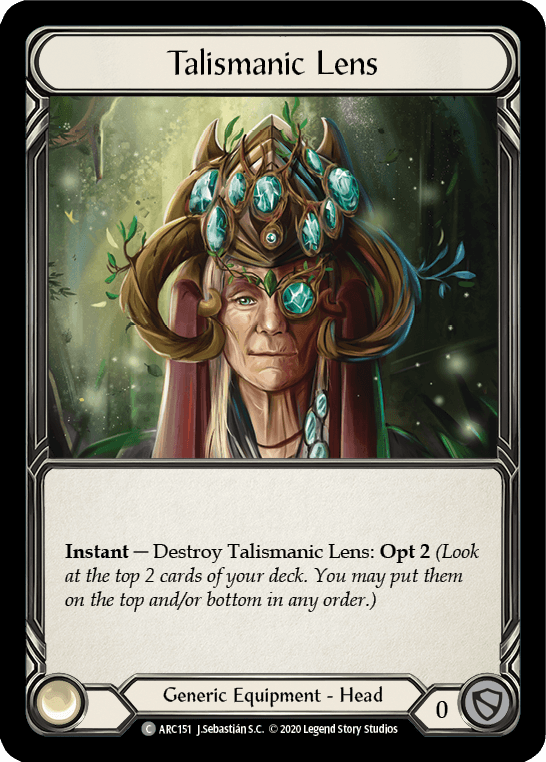 Talismanic Lens [U-ARC151] (Arcane Rising Unlimited) Unlimited Normal - POKÉ JEUX