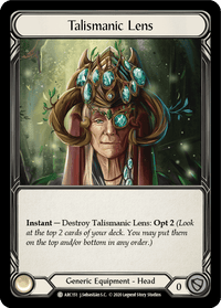 Talismanic Lens [U-ARC151] (Arcane Rising Unlimited) Unlimited Rainbow Foil - POKÉ JEUX