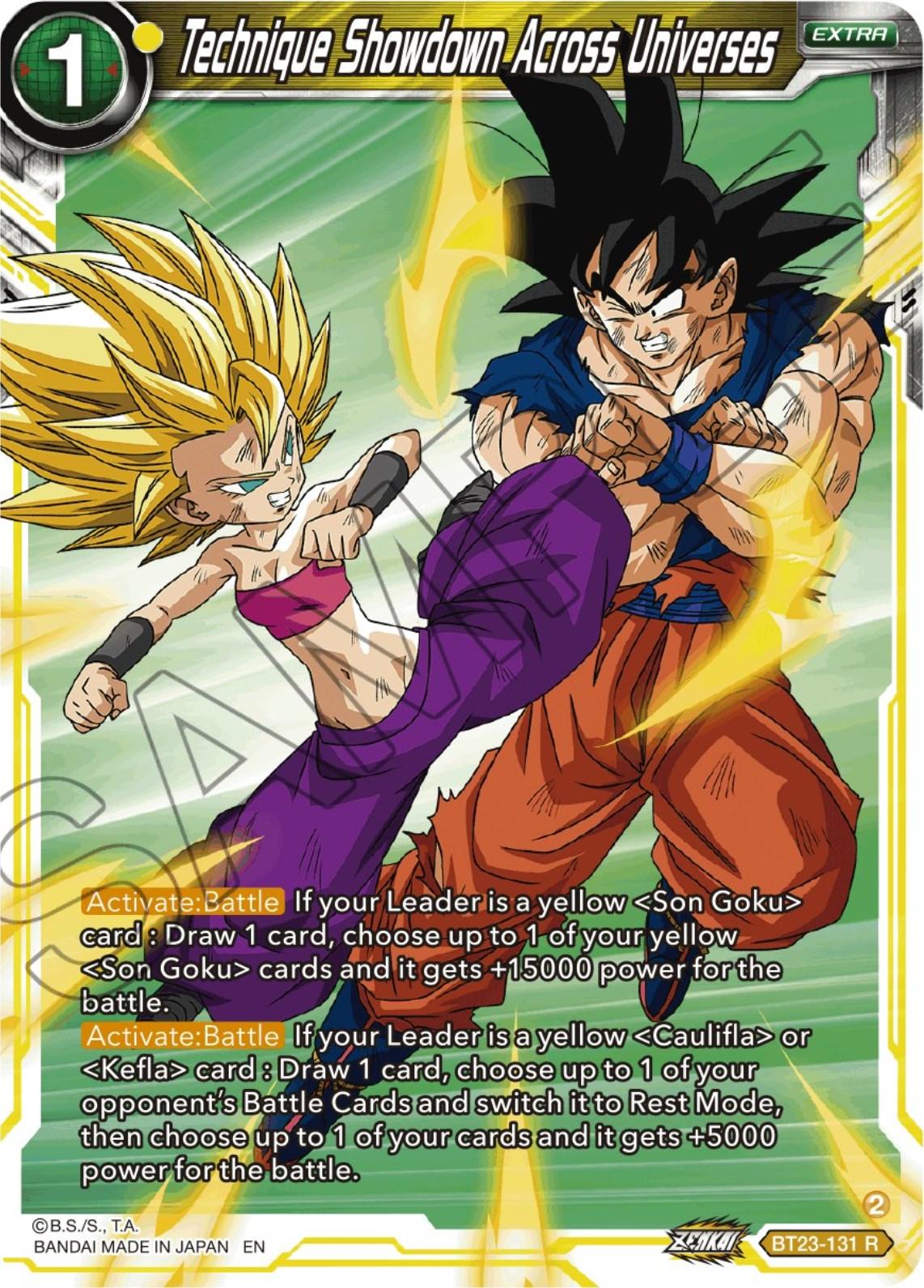 Technique Showdown Across Universes (BT23-131) [Perfect Combination] - POKÉ JEUX