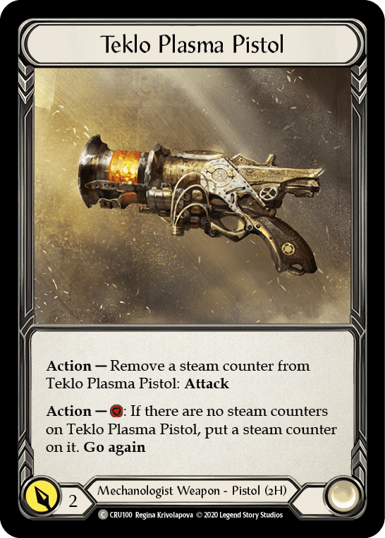 Teklo Plasma Pistol [CRU100] (Crucible of War) 1st Edition Normal - POKÉ JEUX