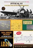 1ManArmy 1/24 Supermarine Spitfire Mk. VIII High Definition Mask for Airfix (Special Order)