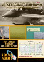 1ManArmy 1/32 ME 163B Komet Airbrush Paint Mask (Special Order)