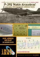 1ManArmy 1/32 P-39Q Makin Airacobras for Special Hobby Airbrush Masks (Special Order)