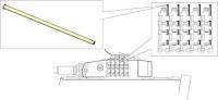 Adlers Nest 1/35 German Tiger I Track Link Pins (10 pcs) (Special Order)