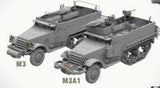 Andy's Hobby Headquarters AHHQ35001 1/35 M3 & M3A1 U.S. WWII HALFTRACKS (2 FULL KITS IN ONE BOX) (Special Order)