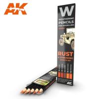 AK Interactive Weathering Pencil Set - Rust and Streaking (Special Order)