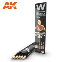 AK Interactive Weathering Pencil Set - Metallics (Special Order)