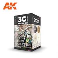 AK Interactive Wargame Color Set Bones And Skeletons (Special Order)