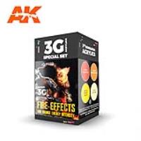 AK Interactive Wargame Color Set Fire Effects (Special Order)