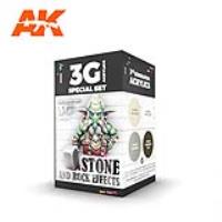 AK Interactive Wargame Color Set Stone And Rock Effects (Special Order)