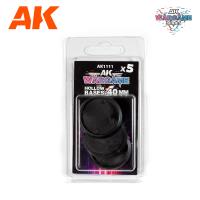AK Interactive Plastic Wargame Bases. Hollow Base 40mm (5 Units) (Special Order)