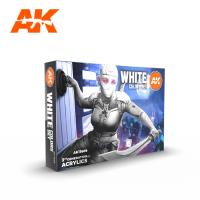 AK Interactive 3G White Colors Set (Special Order)