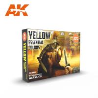 AK Interactive 3G Essential Colours - Yellow Set (Special Order)