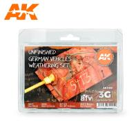 AK Interactive 3G Unfinished German Vehicles Weathering (Special Order)