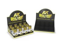 AK Interactive Quick Cement Extra Thin (12 Units) + Display Unit (Special Order)