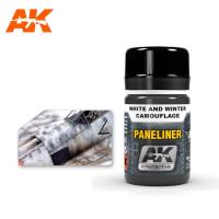 AK Interactive Paneliner For White And Winter Camouflage 35ml (Special Order)