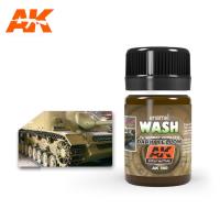AK Interactive Wash For Dark Yellow Vehicles (Special Order)
