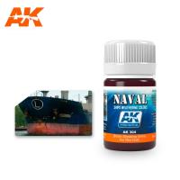 AK Interactive Brown Streaking Grime For Red Hulls (Special Order)