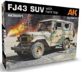 AK Interactive 1/35 FJ43 SUV with Hard Top Plastic Model Kit (Special Order)