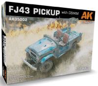 AK Interactive 1/35 FJ43 Pickup with DShKM Plastic Model Kit (Special Order)