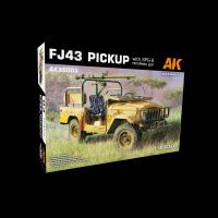 AK Interactive 1/35 FJ43 Pickup with SPG-9 Recoilless Gun Plastic Model Kit (Special Order)