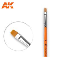 AK Interactive Flat Brush 6 Synthetic (Special Order)