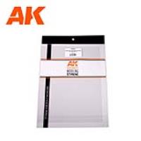 AK Interactive Textured Acrylic Sheet - Transparent Fine Water - 245 x 195mm x 1 Unit (Special Order)
