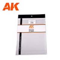 AK Interactive Clear Organic Glass Acrylic Sheet - 0.20mm Thickness x 245 x 195mm x 1 Unit (Special Order)