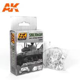 AK Interactive Sherman T54E2 "Cuff Design" Metal Tracks 1/35 (Special Order)