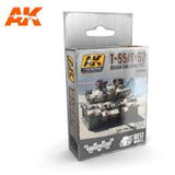 AK Interactive T-55, T-62 Russian Tank (RMSH Type) White Metal Tracks (Special Order)