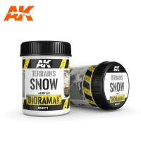 AK Interactive Terrains Snow - 250ml (Acrylic) (Special Order)