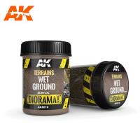 AK Interactive Terrains Wet Ground - 250ml (Acrylic) (Special Order)