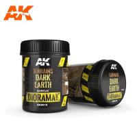 AK Interactive Terrains Dark Earth - 250ml (Acrylic) (Special Order)