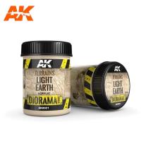 AK Interactive Terrains Light Earth - 250ml (Acrylic) (Special Order)