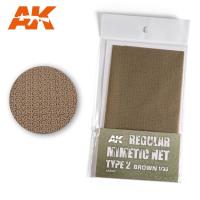 AK Interactive Regular Camouflage Net Type 2 Brown (Special Order)