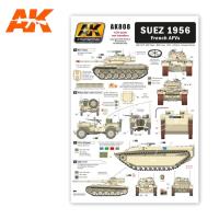 AK Interactive 1/35 Suez 1956 French AFVs decals (Special Order)