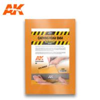 AK Interactive Carving Foam 8mm A5 Size (228 X 152 mm) (Special Order)
