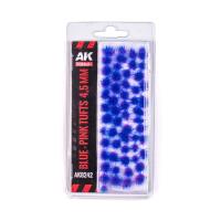 AK Interactive Pink & Blue Wargame Tufts 4.5mm (Special Order)