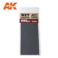 AK Interactive Wet Sandpaper 800 Grit. 3 units (Special Order)