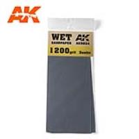 AK Interactive Wet Sandpaper 1200 Grit. 3 units (Special Order)