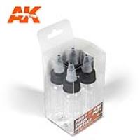 AK Interactive Paint Doser Bottles 4x30ml (Special Order)