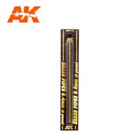AK Interactive BRASS PIPES 0.4mm, 5 units (Special Order)