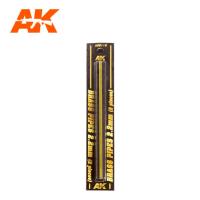 AK Interactive BRASS PIPES 2.2mm, 2 units (Special Order)