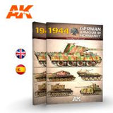 AK Interactive 1944 German Armour In Normandy Camouflage Profile Guide - English (Special Order)