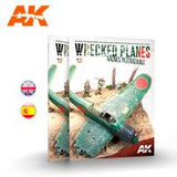 AK Interactive Wrecked Planes - Aviones Destrozados, Bilingual (Special Order)